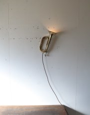 画像6: No.169　ラッパの2wayライト(コード焦げ茶) (6)