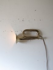 画像8: No.169　ラッパの2wayライト(コード焦げ茶) (8)