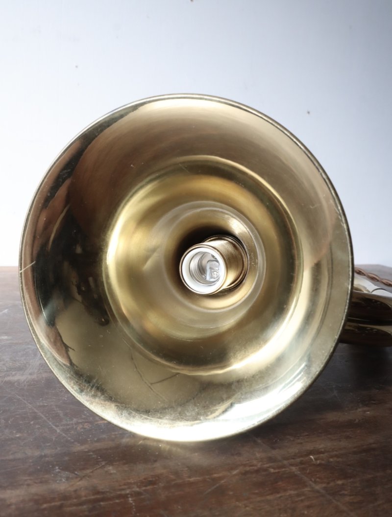 画像3: No.169　ラッパの2wayライト(コード焦げ茶)