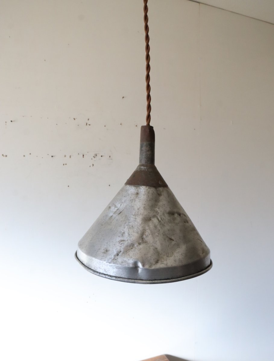 画像8: No.167　アルミ漏斗のペンダントライト (8)