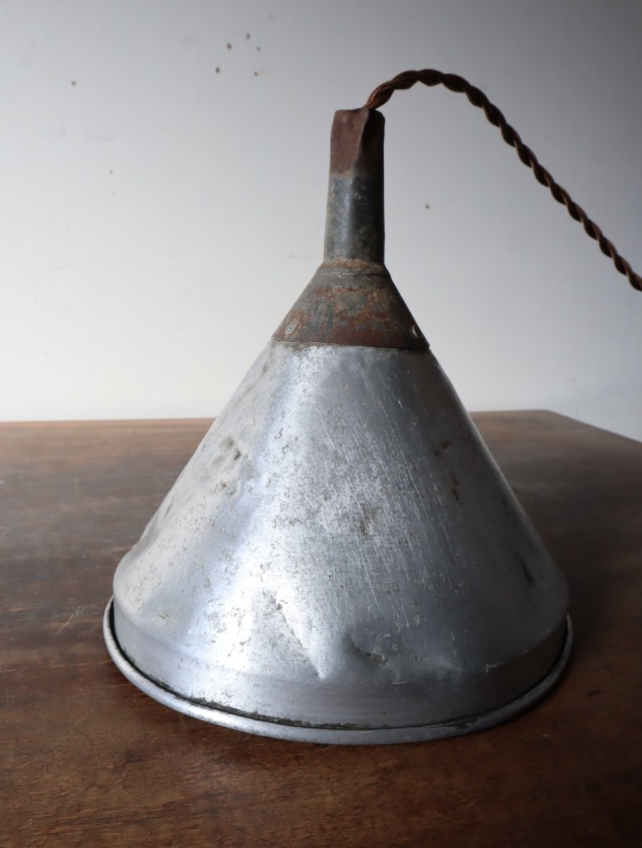 画像15: No.167　アルミ漏斗のペンダントライト (15)