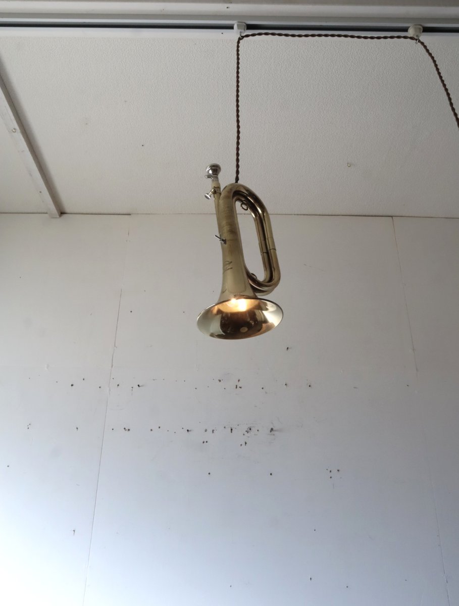 画像12: No.169　ラッパの2wayライト(コード焦げ茶) (12)