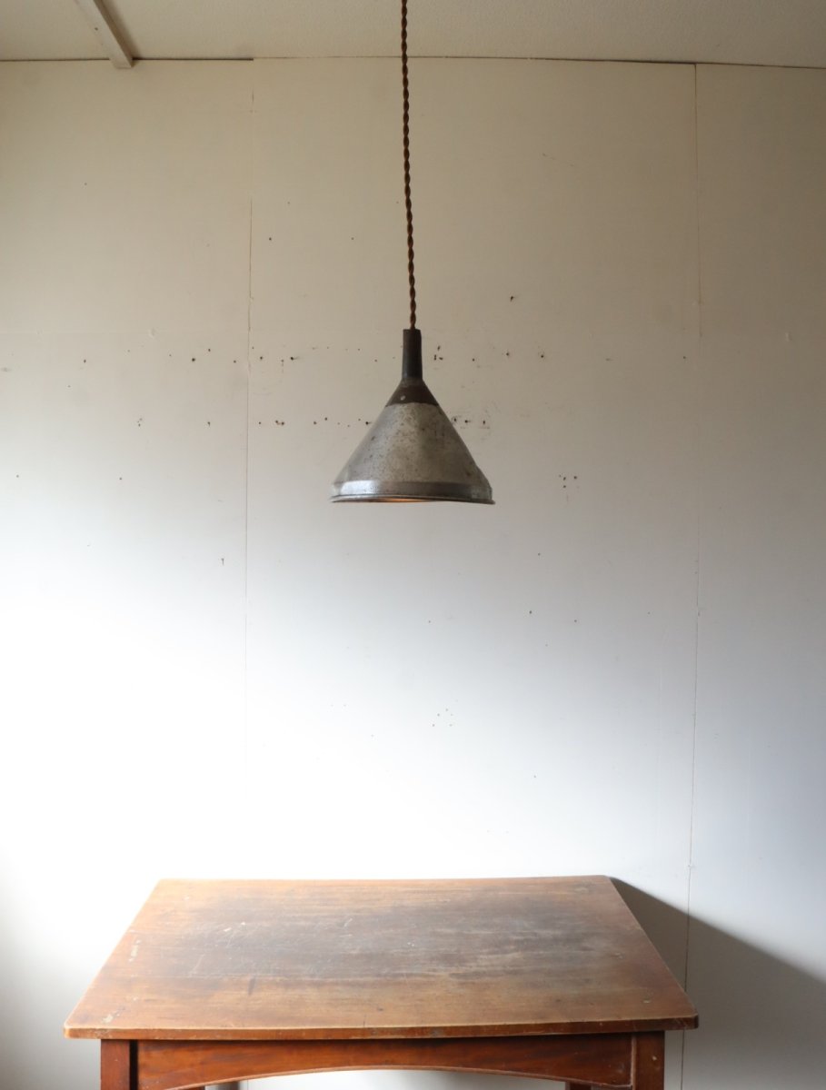 画像2: No.167　アルミ漏斗のペンダントライト (2)