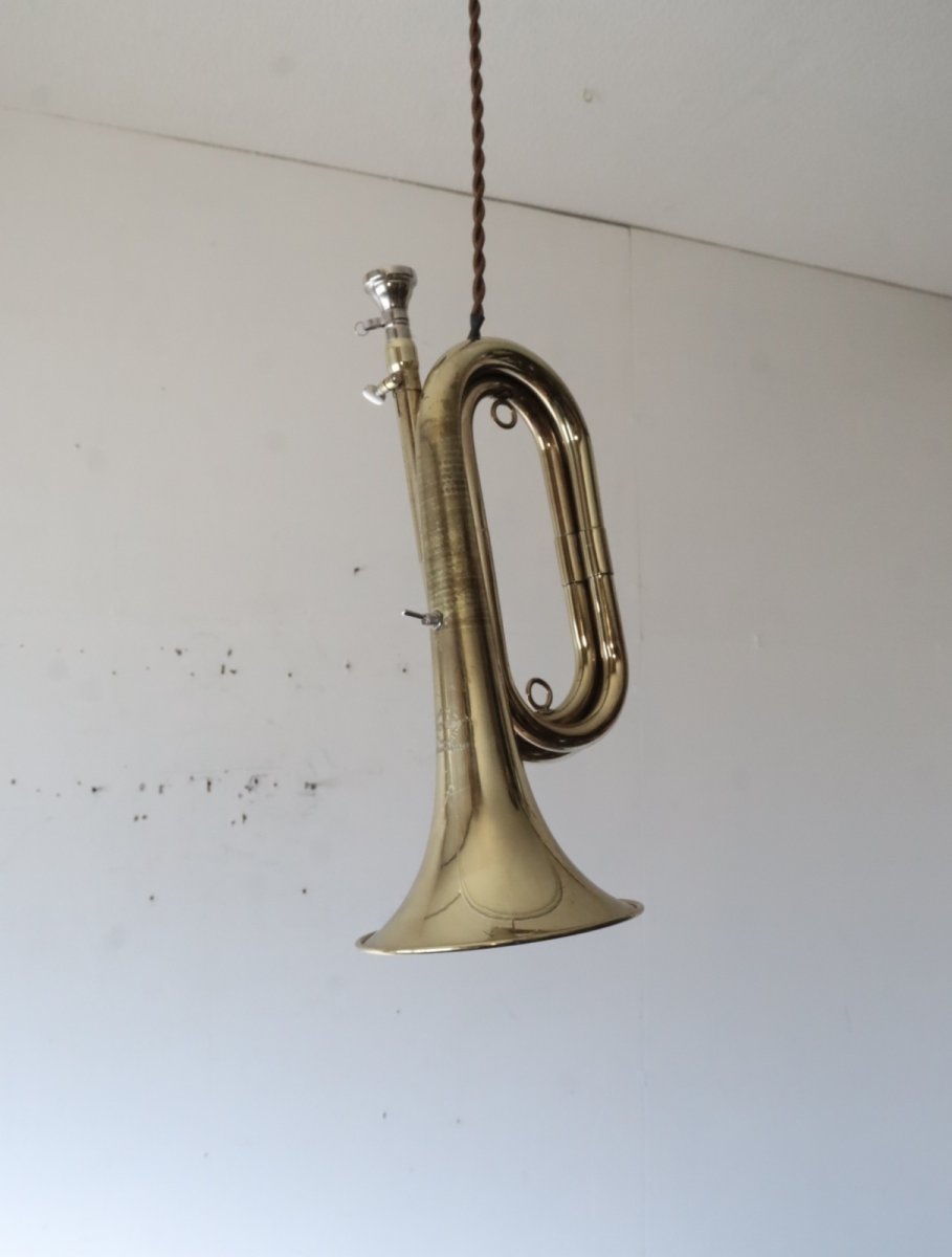 画像13: No.169　ラッパの2wayライト(コード焦げ茶) (13)