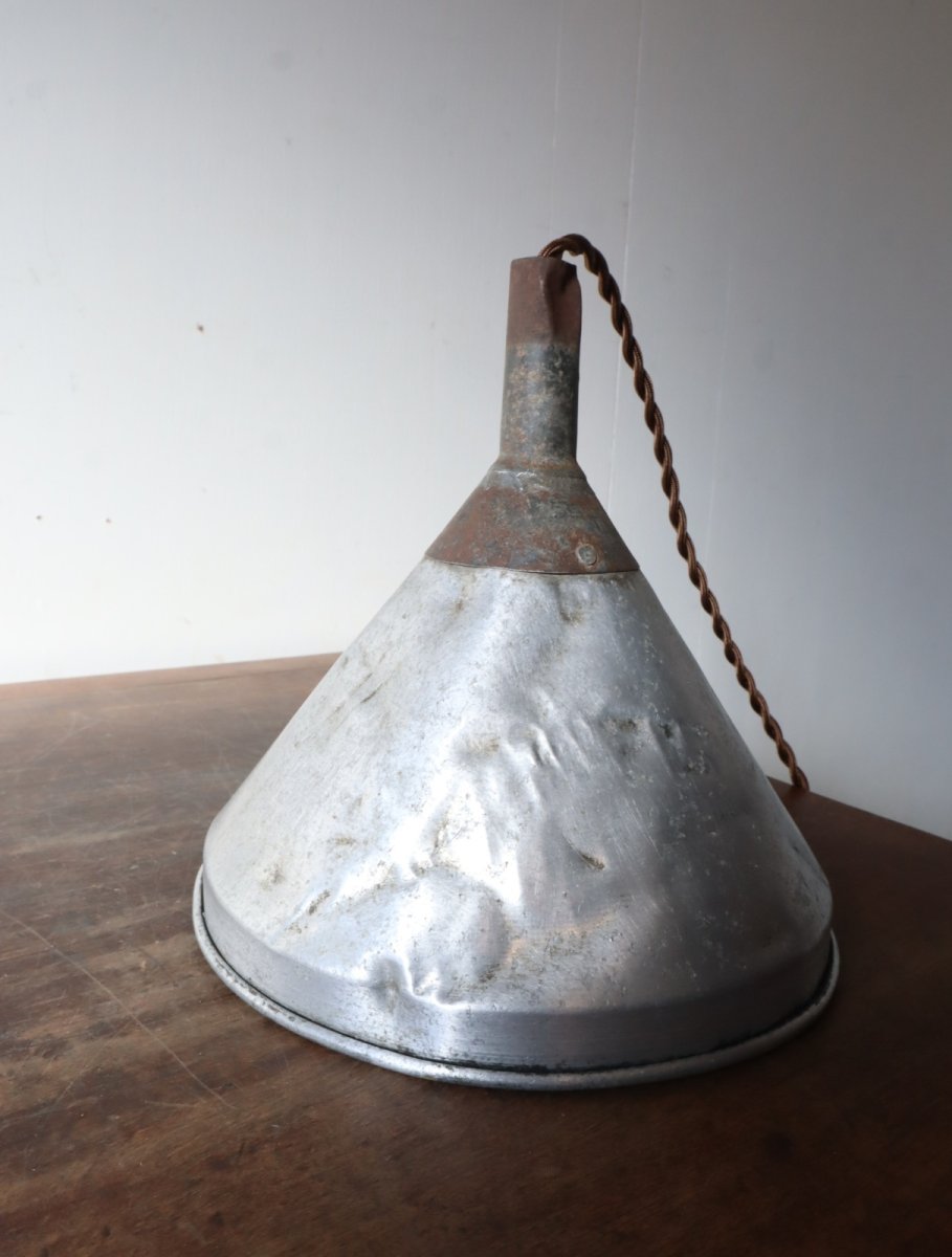 画像16: No.167　アルミ漏斗のペンダントライト (16)