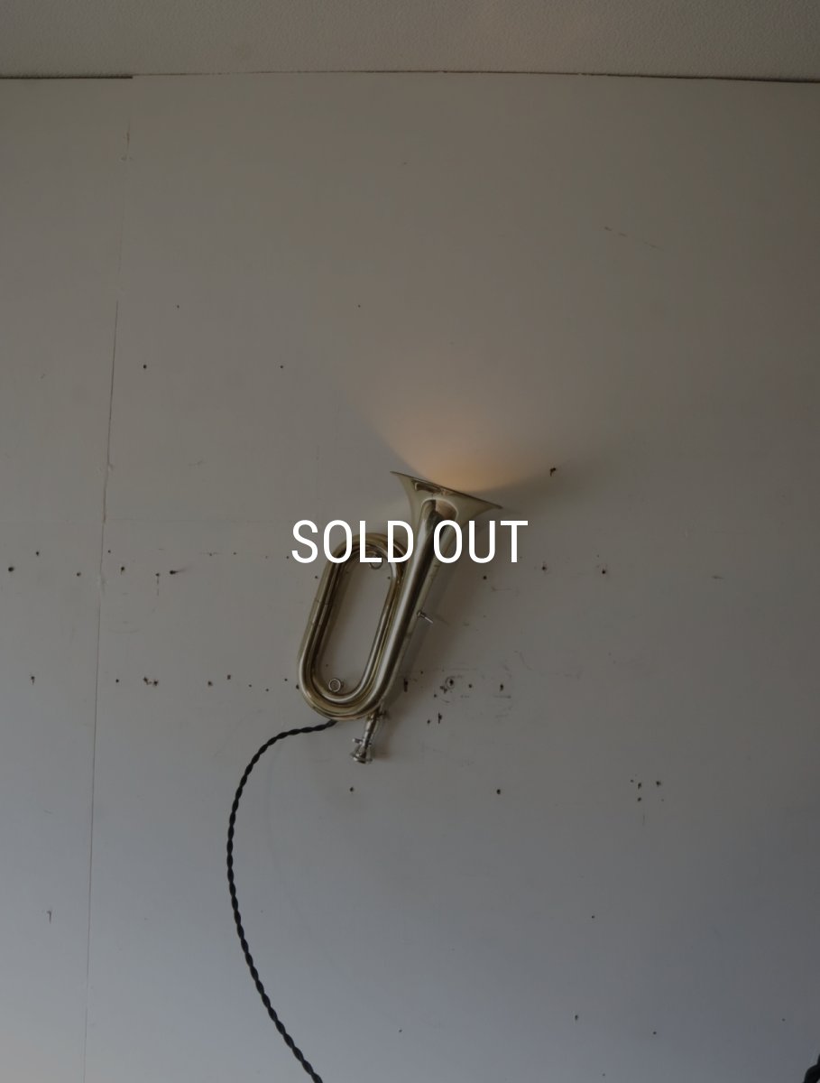 画像1: No.170　ラッパの2wayライト(コード黒) (1)