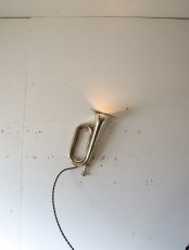 画像1: No.170　ラッパの2wayライト(コード黒) (1)