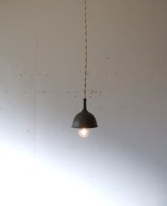 画像3: No.171　ピューター漏斗のペンダントライト(φ7.6×h8cm） (3)