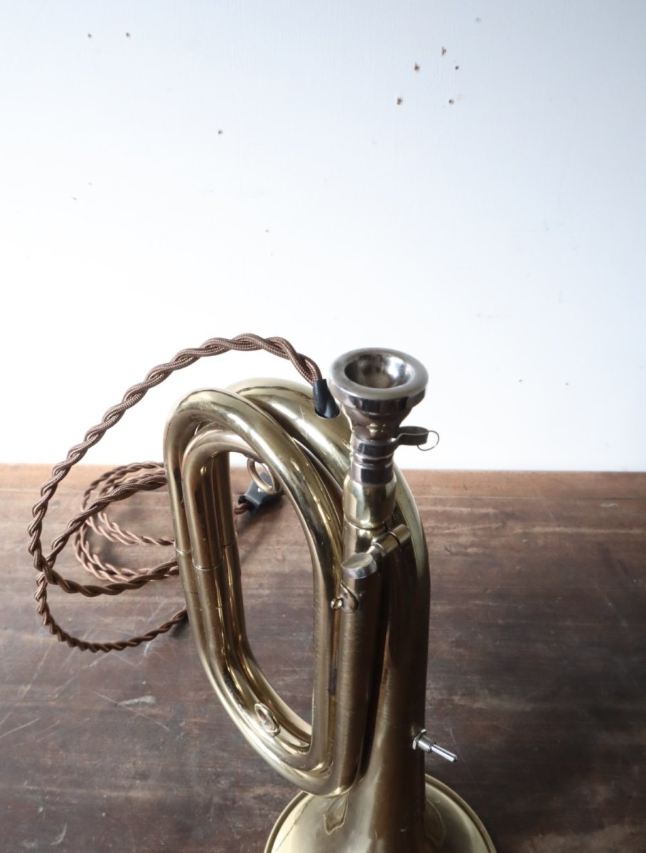 画像19: No.169　ラッパの2wayライト(コード焦げ茶) (19)