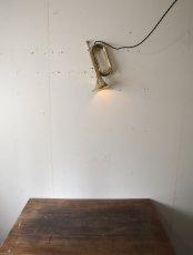 画像2: No.170　ラッパの2wayライト(コード黒) (2)