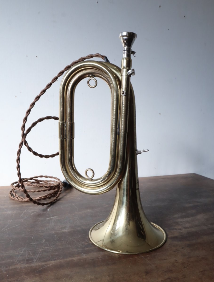 画像17: No.169　ラッパの2wayライト(コード焦げ茶) (17)