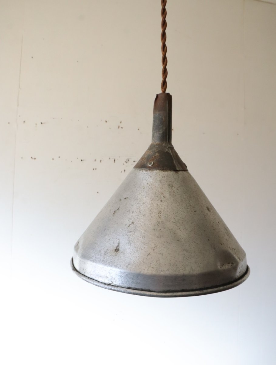 画像7: No.167　アルミ漏斗のペンダントライト (7)