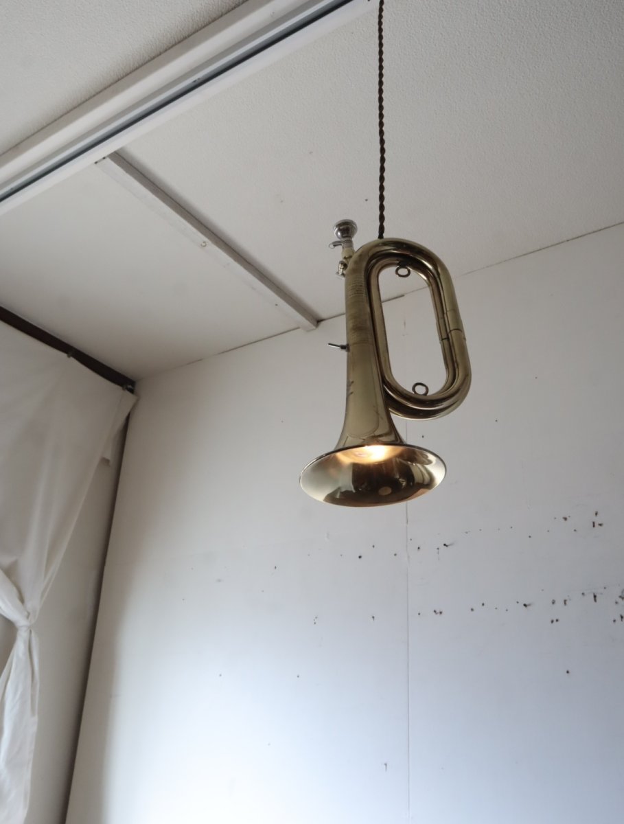 画像11: No.169　ラッパの2wayライト(コード焦げ茶) (11)