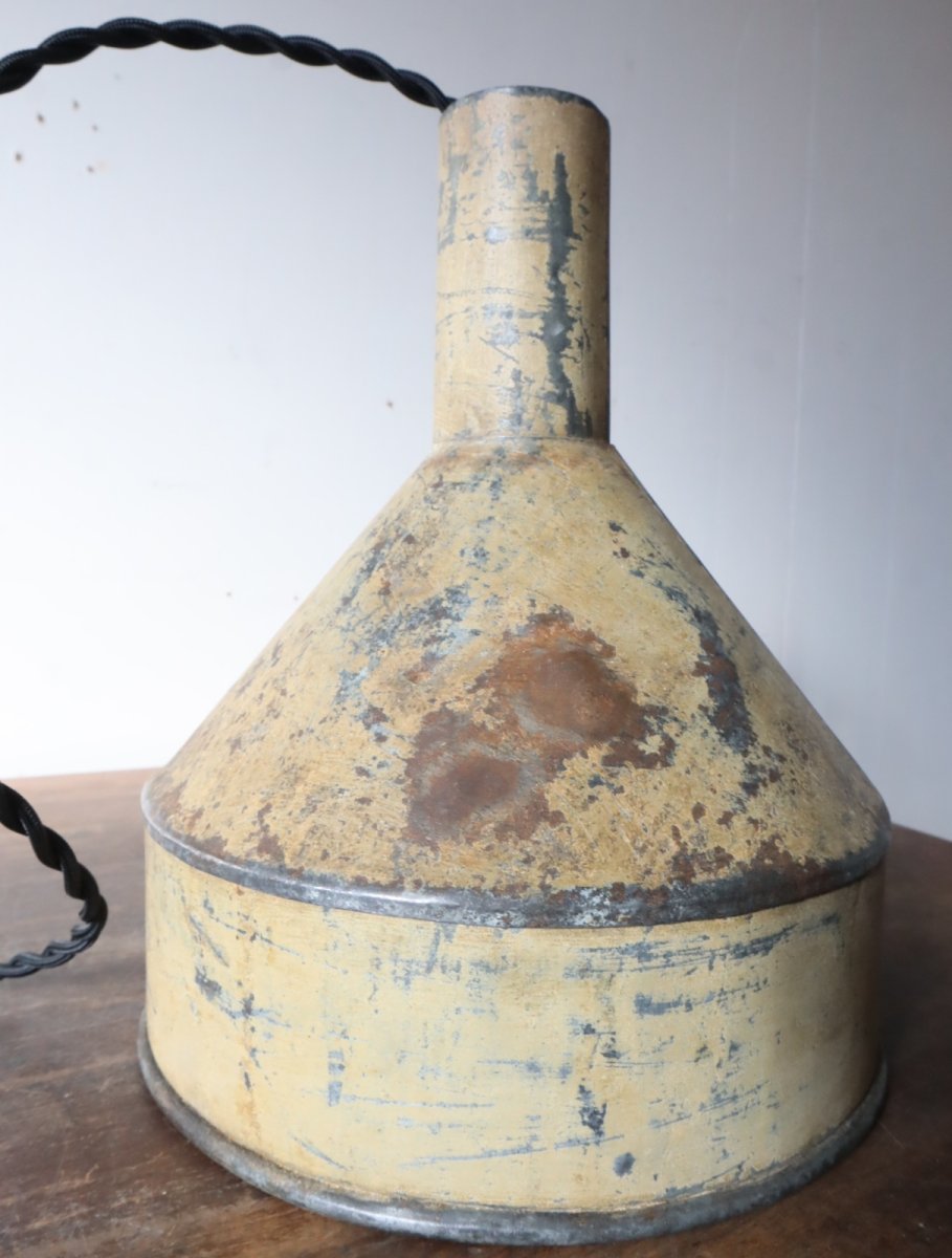 画像14: No.168　色付き漏斗のペンダントライト (14)