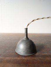 画像14: No.171　ピューター漏斗のペンダントライト(φ7.6×h8cm） (14)