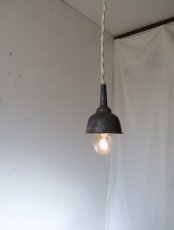 画像3: No.173　ピューター漏斗のペンダントライト(φ6×h7.5cm） (3)