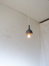 画像6: No.173　ピューター漏斗のペンダントライト(φ6×h7.5cm） (6)