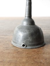 画像17: No.173　ピューター漏斗のペンダントライト(φ6×h7.5cm） (17)