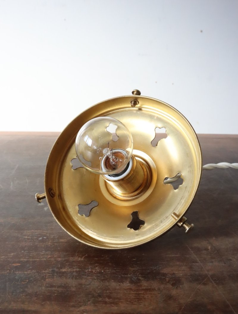 画像3: No.176　円盤型乳白ガラスのペンダントライト