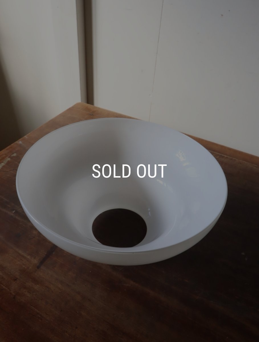 画像22: No.176　円盤型乳白ガラスのペンダントライト (22)