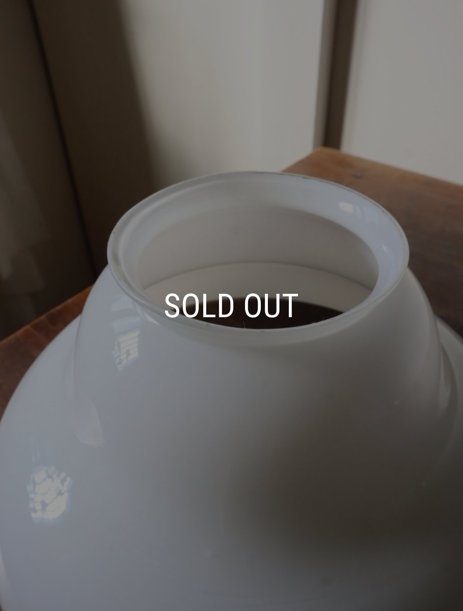 画像21: No.176　円盤型乳白ガラスのペンダントライト (21)