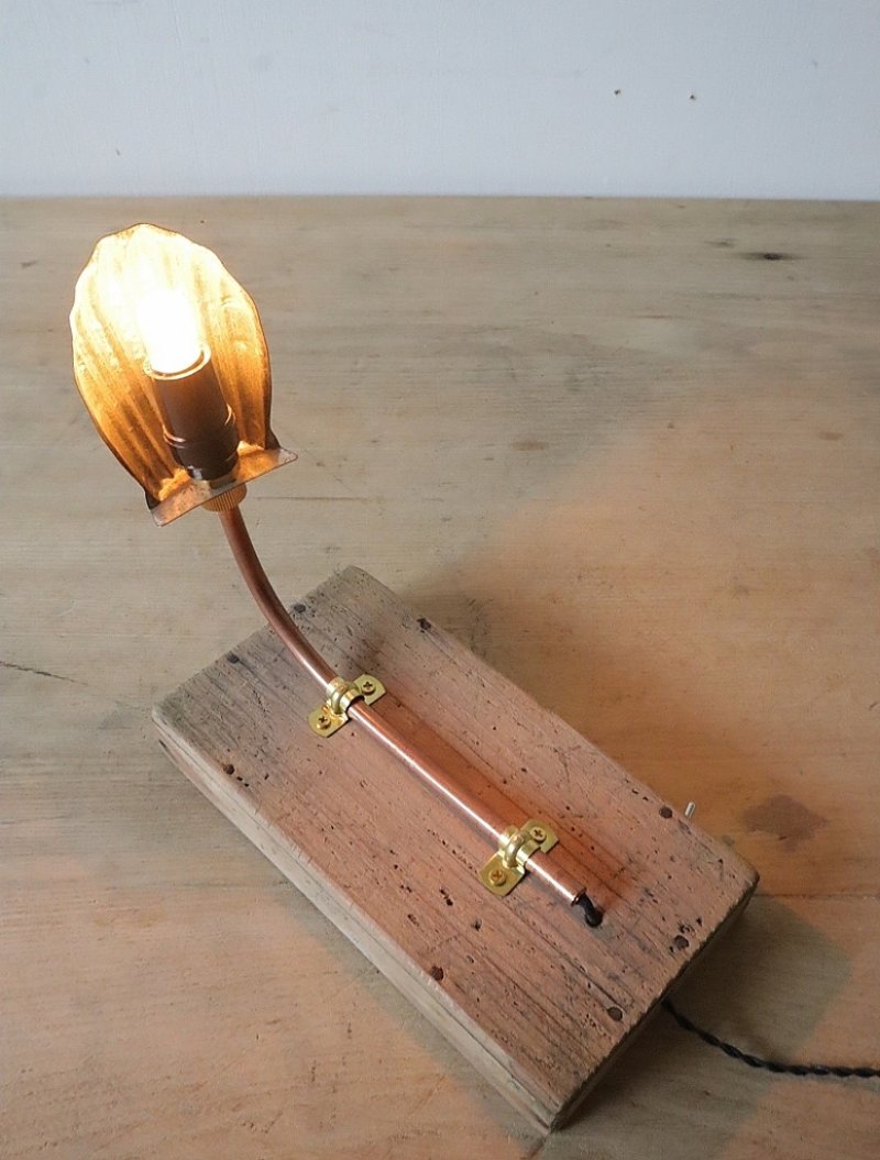 画像1: No.179　文選箱とマドレーヌの壁掛けライト