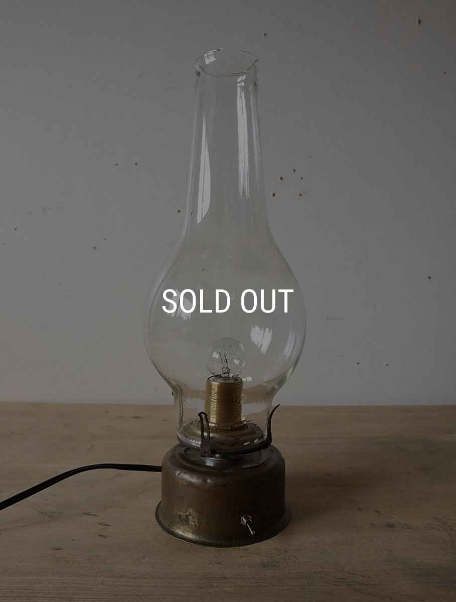 画像9: No.183　ホヤガラスの卓上ランプ(真鍮) (9)