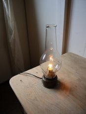 画像3: No.183　ホヤガラスの卓上ランプ(真鍮) (3)