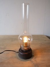 画像4: No.182　ホヤガラスの卓上ランプ(ブリキ) (4)