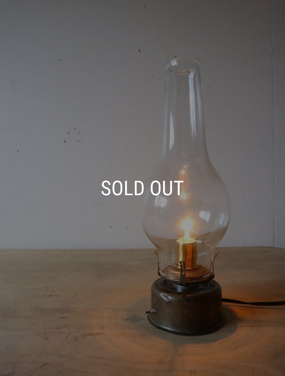 画像4: No.183　ホヤガラスの卓上ランプ(真鍮) (4)