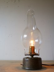 画像5: No.183　ホヤガラスの卓上ランプ(真鍮) (5)