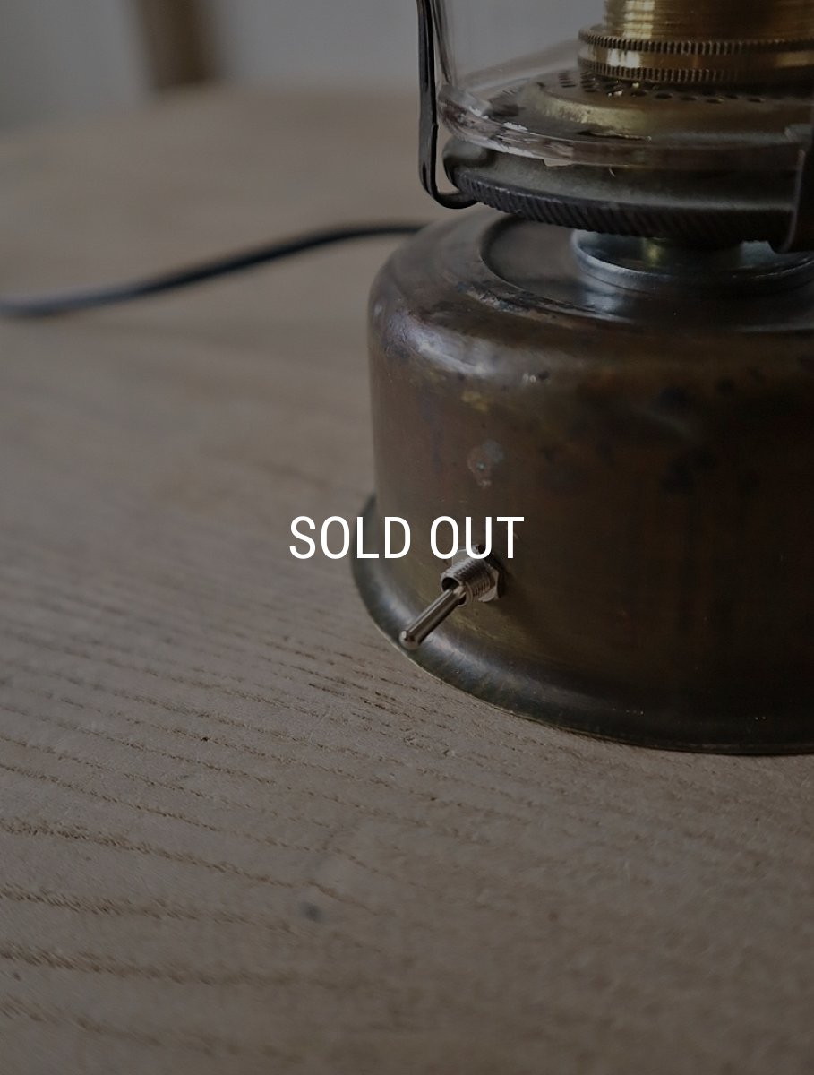 画像13: No.183　ホヤガラスの卓上ランプ(真鍮) (13)