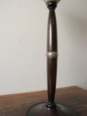 画像11: No.185　乳白ガラスのグローブ付きスタンドライト (11)