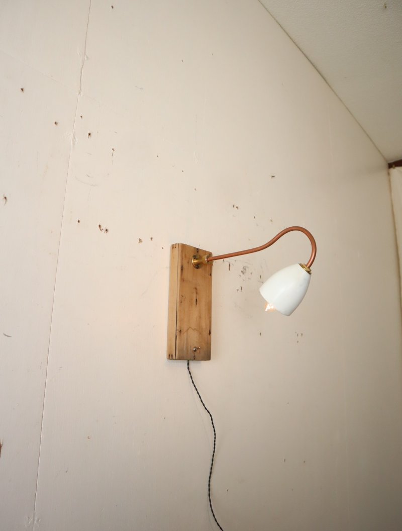 画像2: No.188　白色シェードの2wayライト