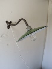 画像9: No.192　琺瑯シェードのブラケットライト (9)