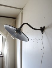 画像10: No.192　琺瑯シェードのブラケットライト (10)