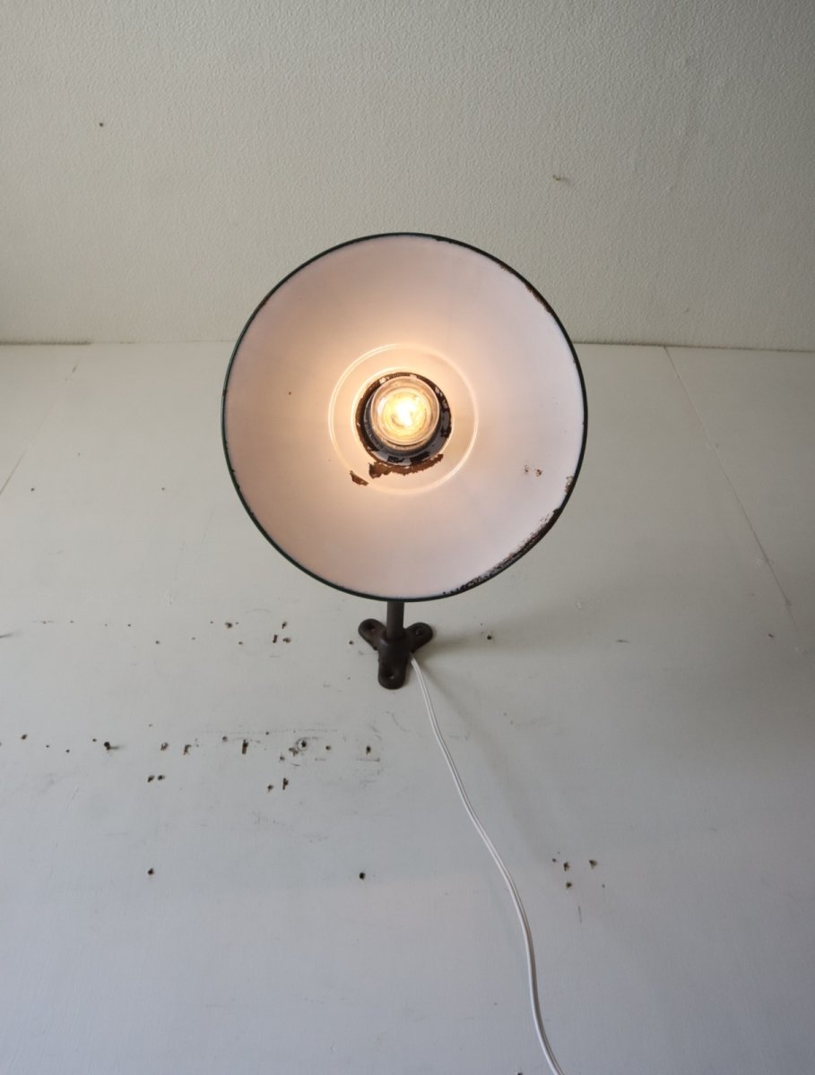 画像6: No.192　琺瑯シェードのブラケットライト (6)