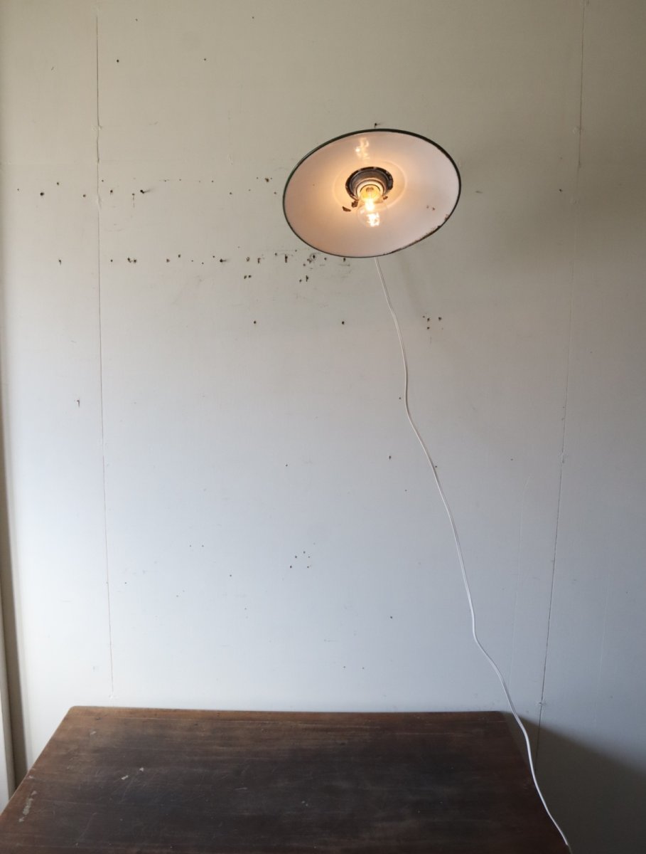 画像5: No.192　琺瑯シェードのブラケットライト (5)