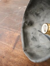 画像46: No.194　ピューター漏斗と滑車のペンダントライト(φ13.4×h17cm) (46)