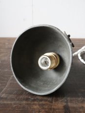 画像40: No.195　ピューター漏斗と滑車のペンダントライト(φ11×h14cm) (40)