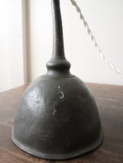 画像42: No.194　ピューター漏斗と滑車のペンダントライト(φ13.4×h17cm) (42)