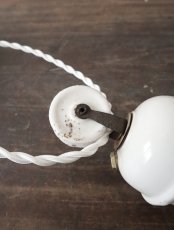 画像36: No.194　ピューター漏斗と滑車のペンダントライト(φ13.4×h17cm) (36)