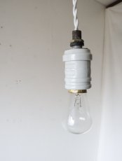 画像14: No.210　磁器製ソケットのペンダントライト (14)