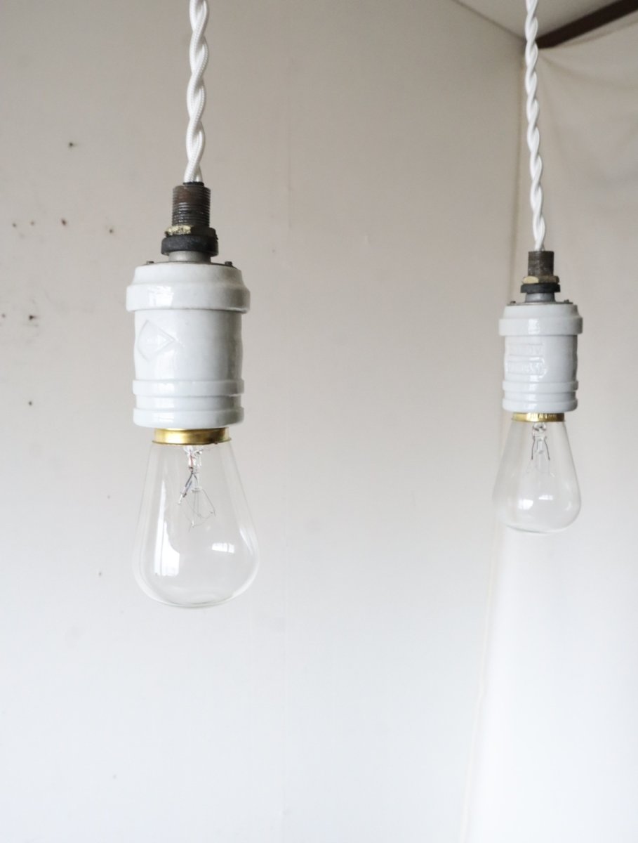 画像11: No.210　磁器製ソケットのペンダントライト (11)