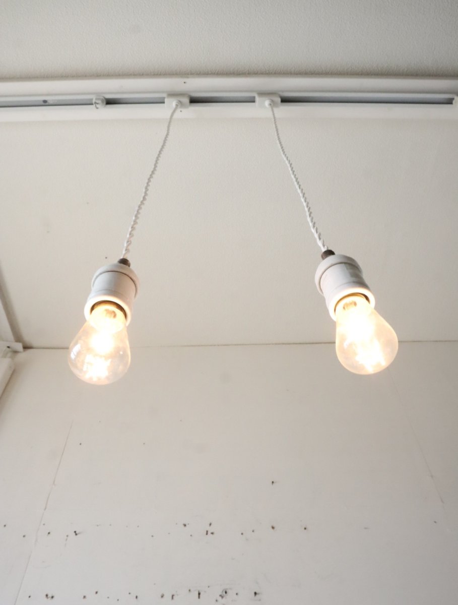 画像8: No.210　磁器製ソケットのペンダントライト (8)