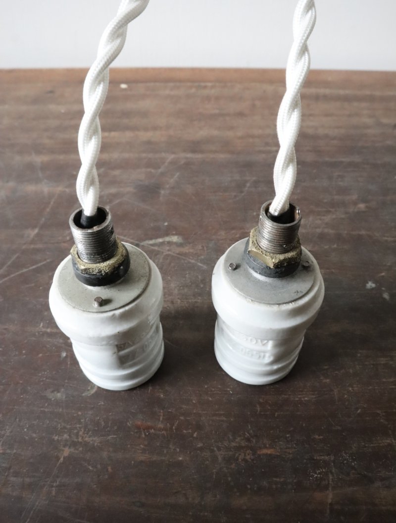 画像3: No.210 磁器製ソケットのペンダントライト