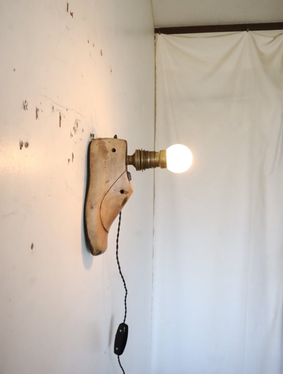 画像20: No.212　靴の木型の2wayライト(右) (20)