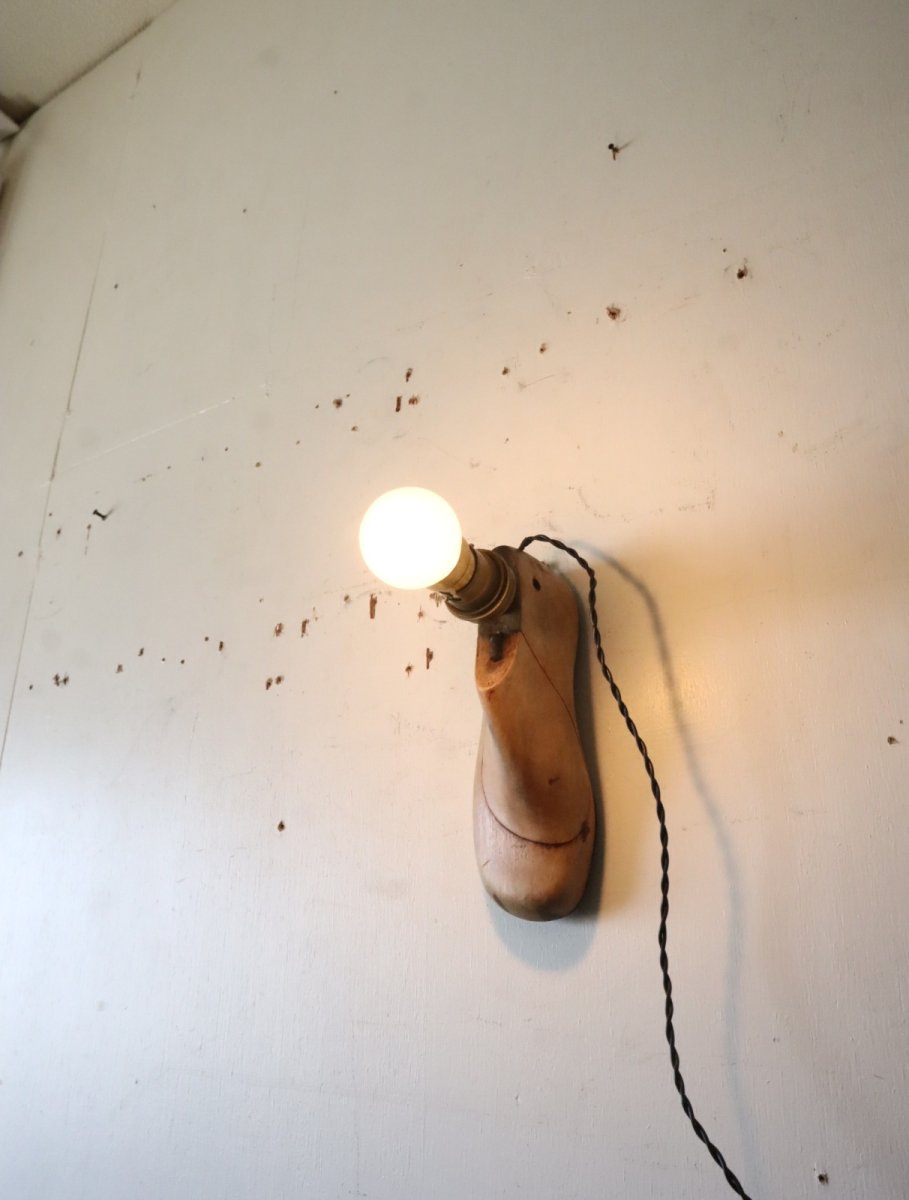 画像19: No.212　靴の木型の2wayライト(右) (19)