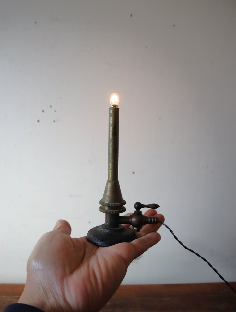 画像1: No.214 実験用ガスバーナーのスタンドライト