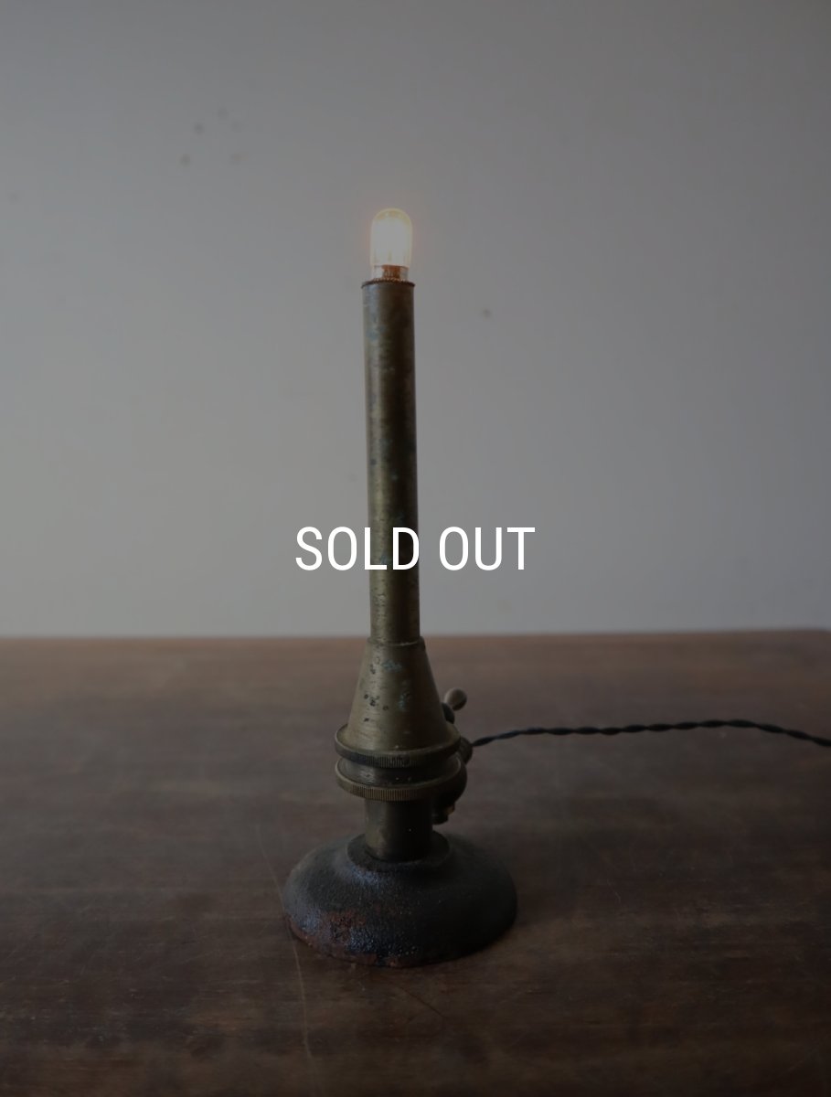 画像3: No.214　実験用ガスバーナーのスタンドライト (3)